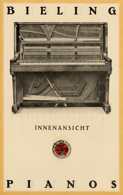 Bieling Pianos - Katalog von 1928 Seite 11 von 14