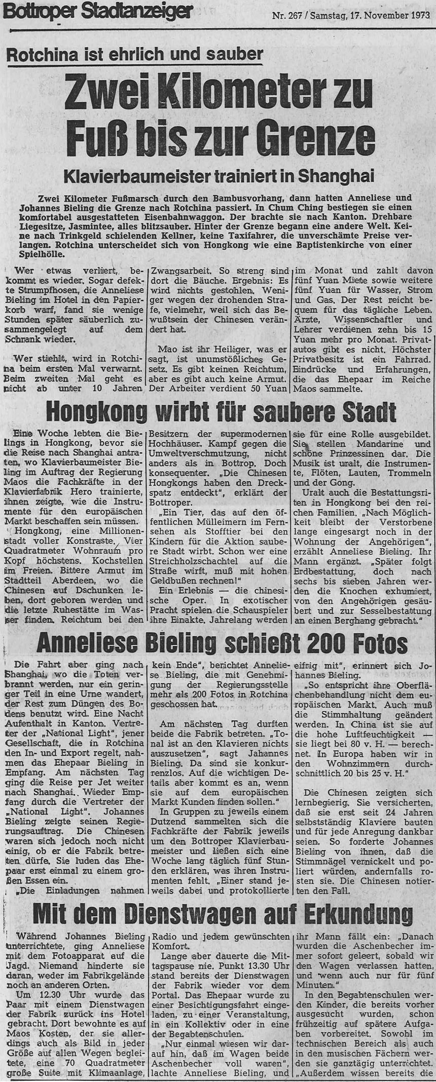 Klavierbaumeister trainiert in Shanghai - Seite 1/2